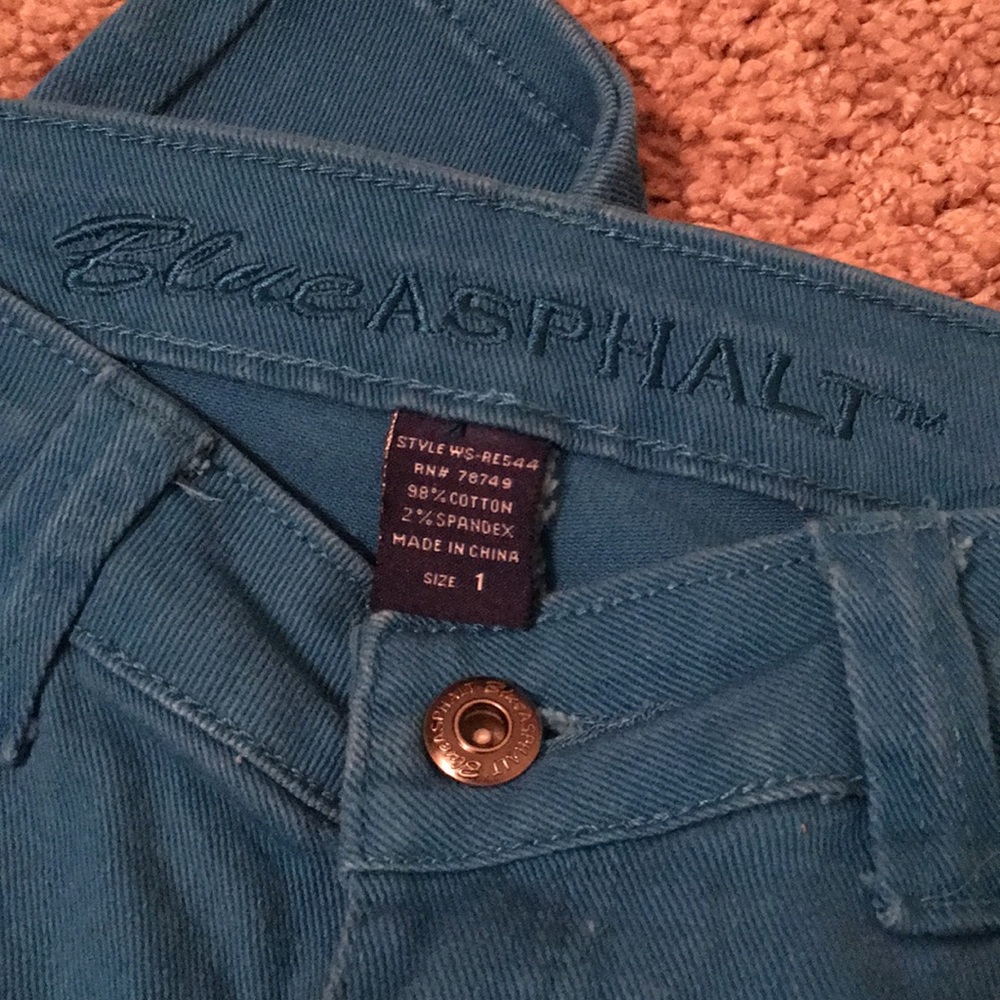 Blue Ripped Skinnies - Picture 3 of 4